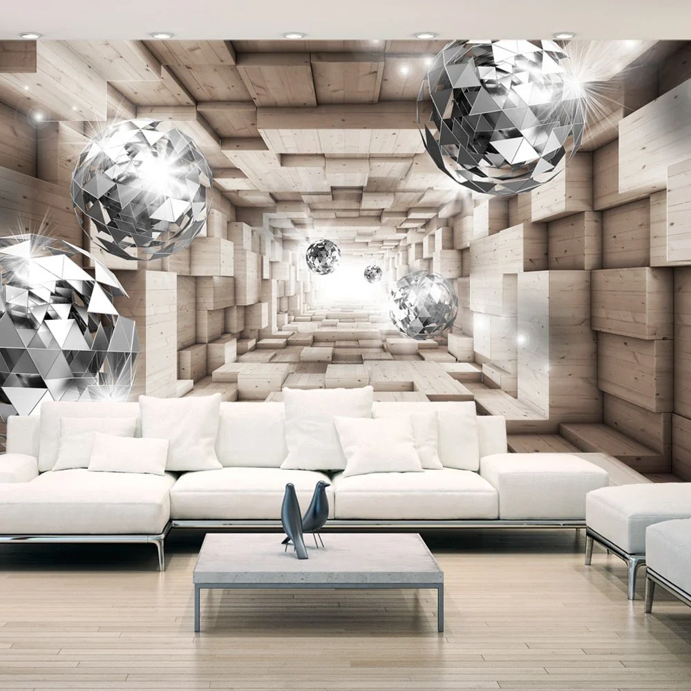Velkoformátová tapeta Artgeist In a Wooden Tunnel, 350 x 245 cm v:879208