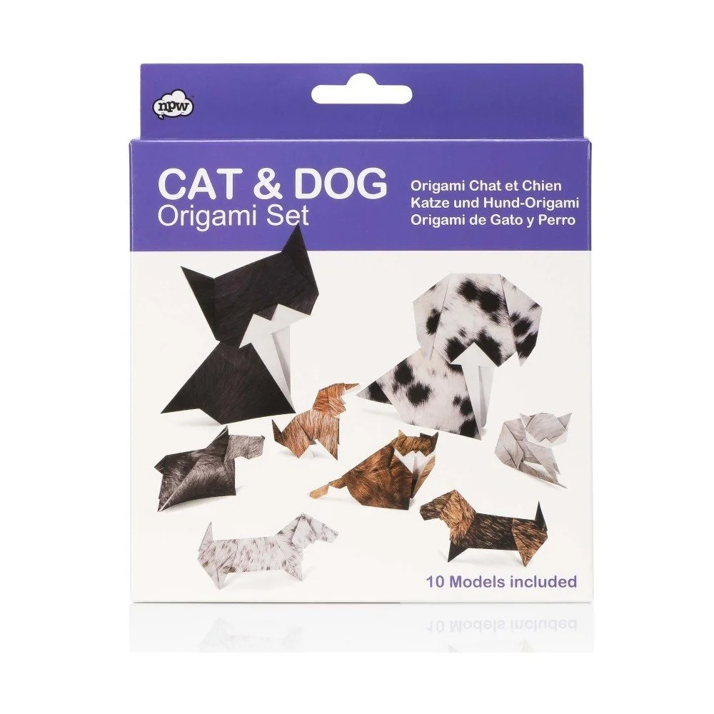 Set origami skládanek npw™ Origami Cat and Dog v:862172