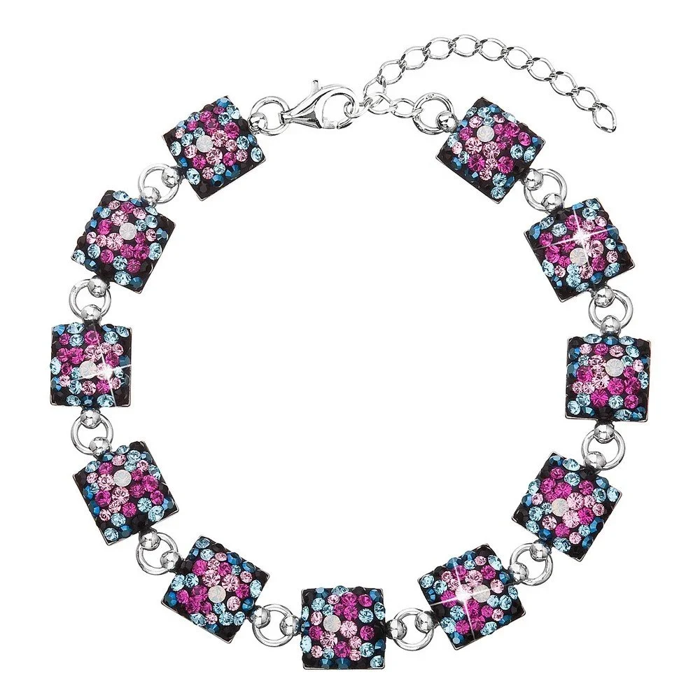 Stříbrný náramek se Swarovski krystaly Je Veux Amaro Marmo v:1152390