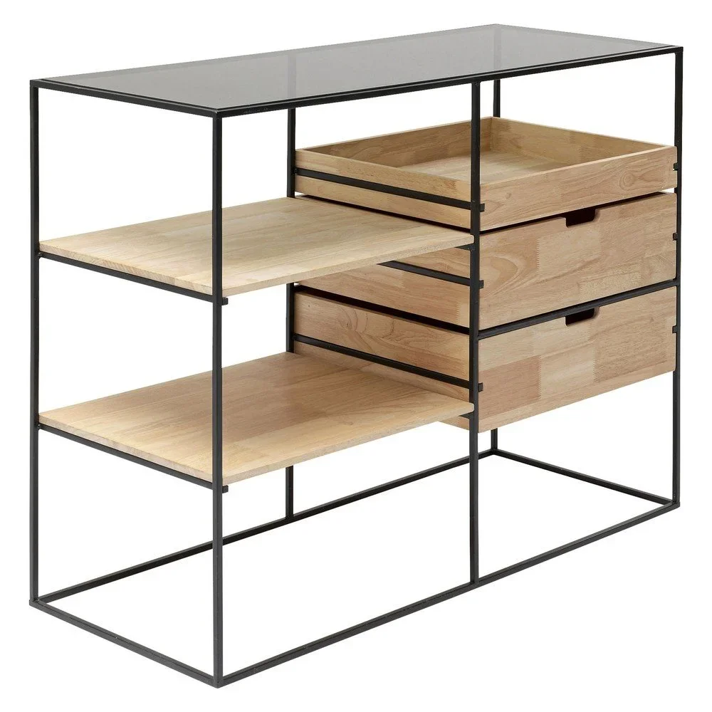 Komoda s policemi a 3 zásuvkami Kare Design Copenhagen, výška 80 cm v:1363971