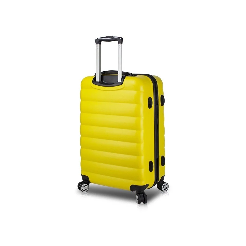 Žlutý cestovní kufr na kolečkách s USB portem My Valice COLORS RESSNO Pilot Suitcase v:1219998