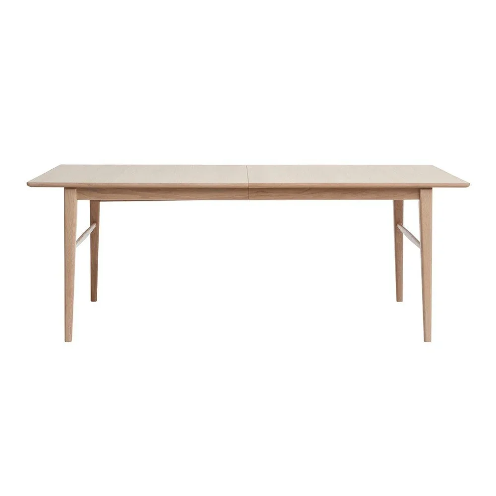 Rozkládací jídelní stůl ze dřeva bílého dubu Unique Furniture Rocca, 100 x 205/295 cm v:1087468