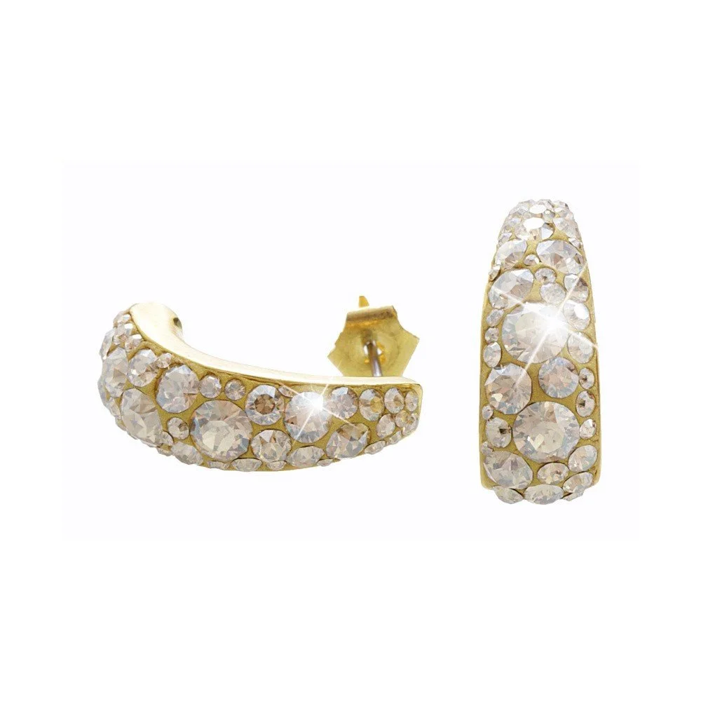 Náušnice s krystaly Swarovski® Yasmine Hjordis Goldie v:914300