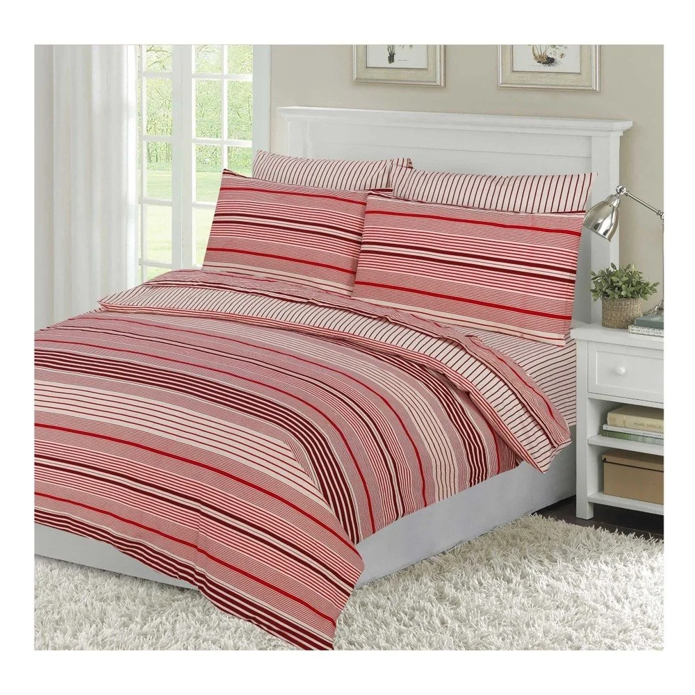 Povlečení Velosso Daltron Stripe Red, 230 x 200 cm v:735290