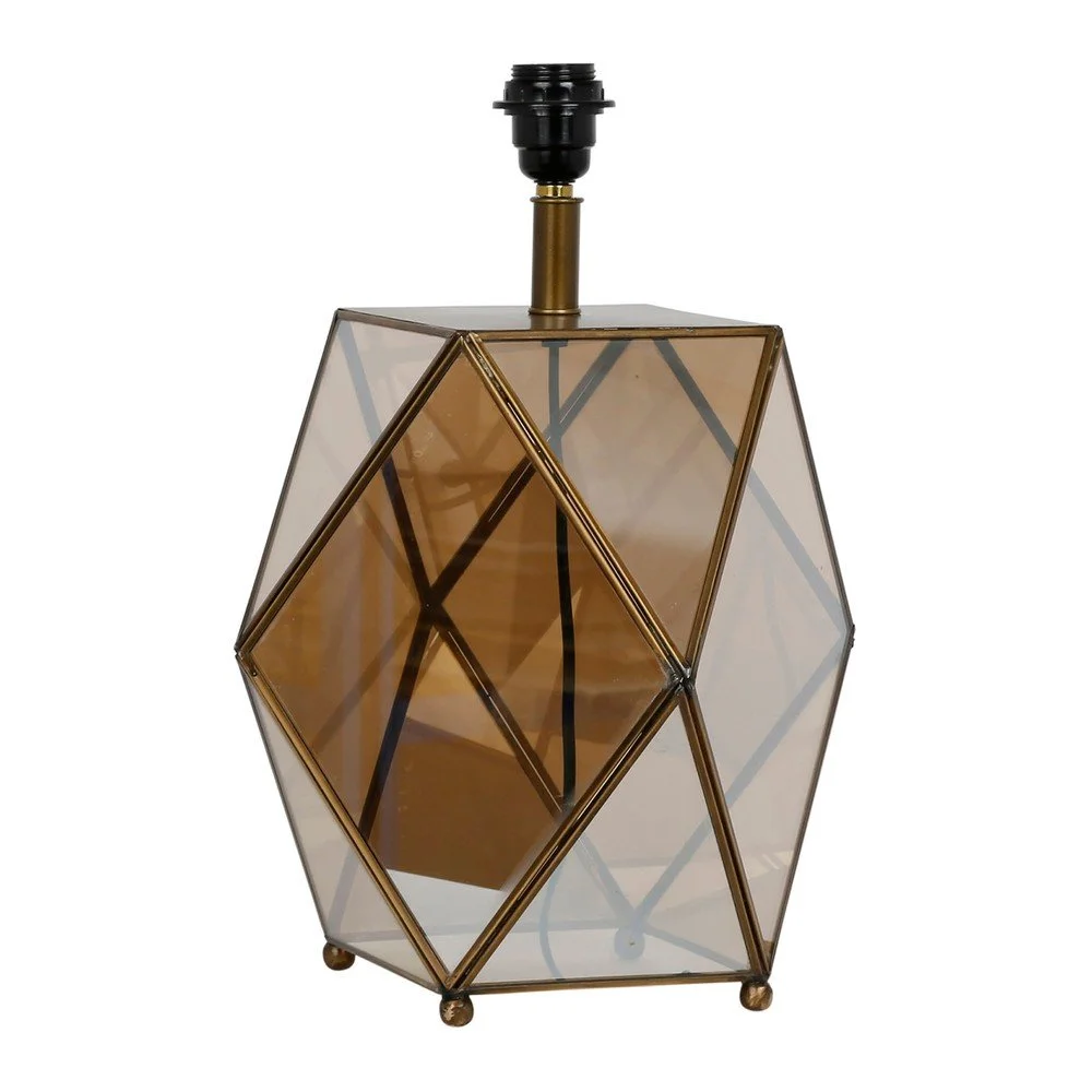 Lampová noha v hnědo-zlaté barvě 43 cm Eluminea – Côté Table v:1514718