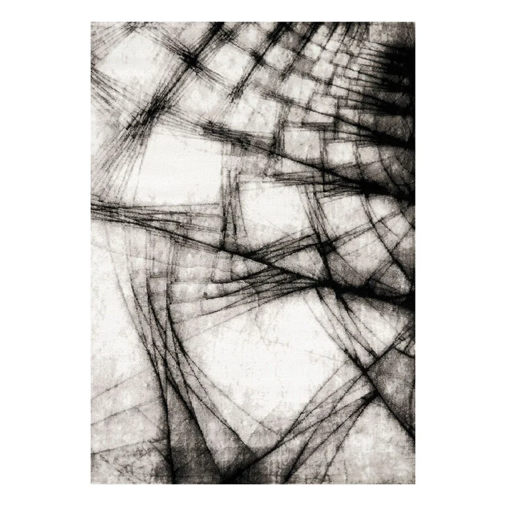 Šedo-černý koberec Webtappeti Manhattan Broadway, 120 x 160 cm v:1321760
