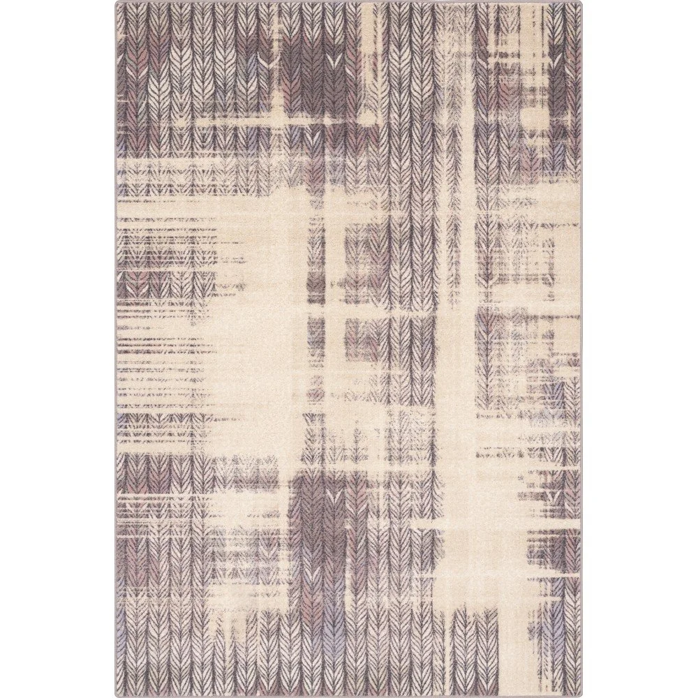Béžový vlněný koberec 133x180 cm Braids – Agnella v:1584028