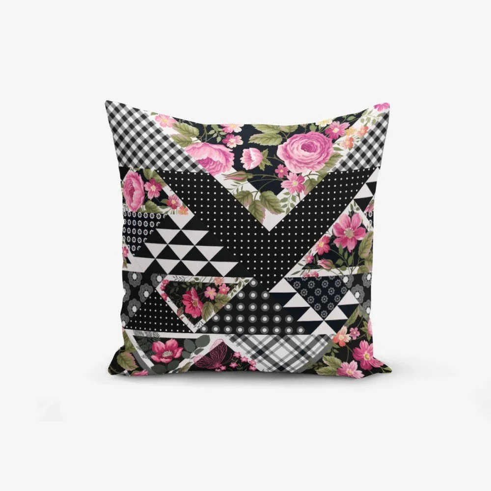 Povlak na polštář s příměsí bavlny Minimalist Cushion Covers Karma Flower, 45 x 45 cm v:1166632