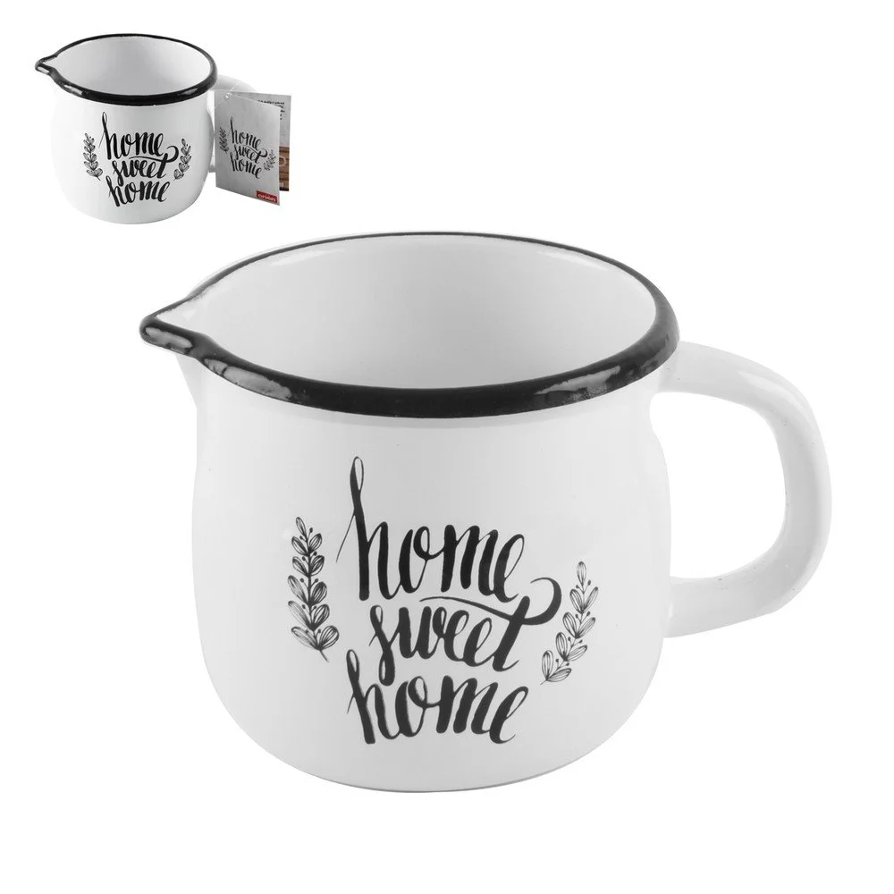 Bílý smaltovaný hrnek Orion Home Sweet, 800 ml v:1141714