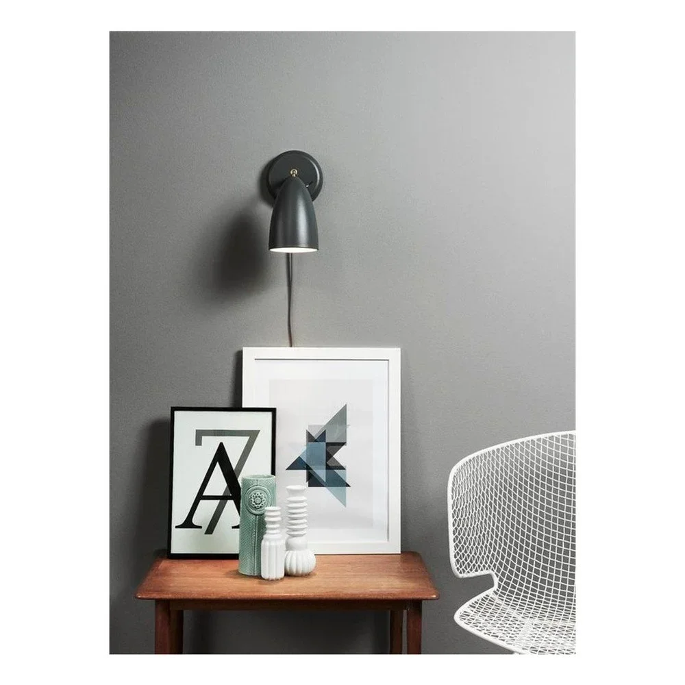 Šedé nástěnné světlo Nordlux Nexus 10 v:779626