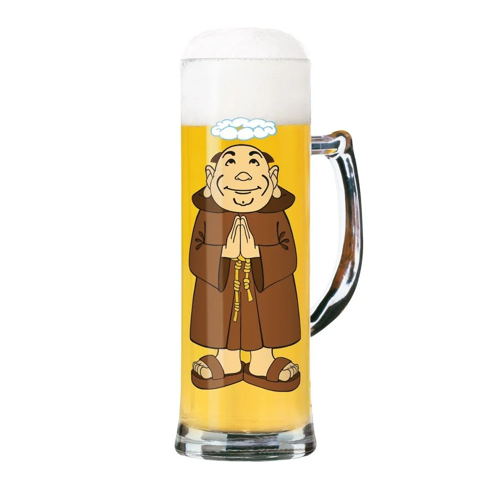 Set pivní sklenice z křišťálového skla a 5 podtácků Ritzenhoff Katrin Stockebrand, 596 ml v:1344661