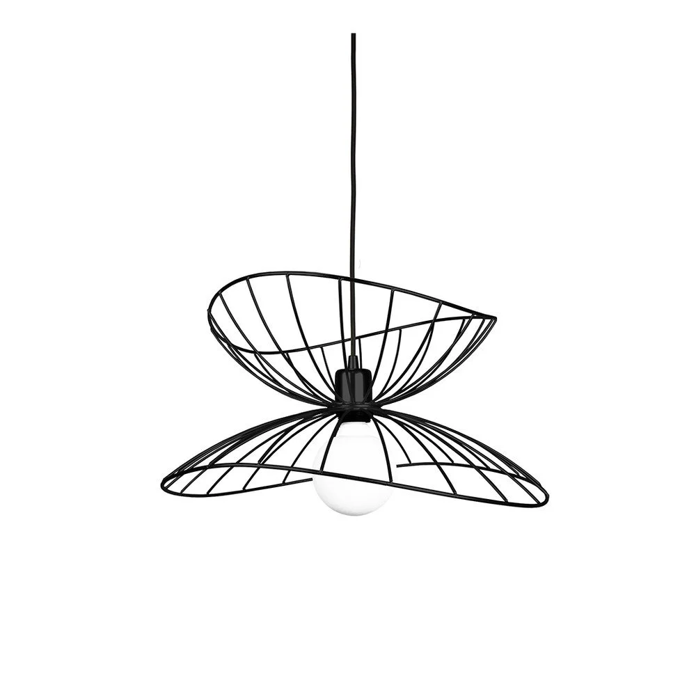 Černé závěsné svítidlo Globen Lighting Ray, ø 45 cm v:1215124