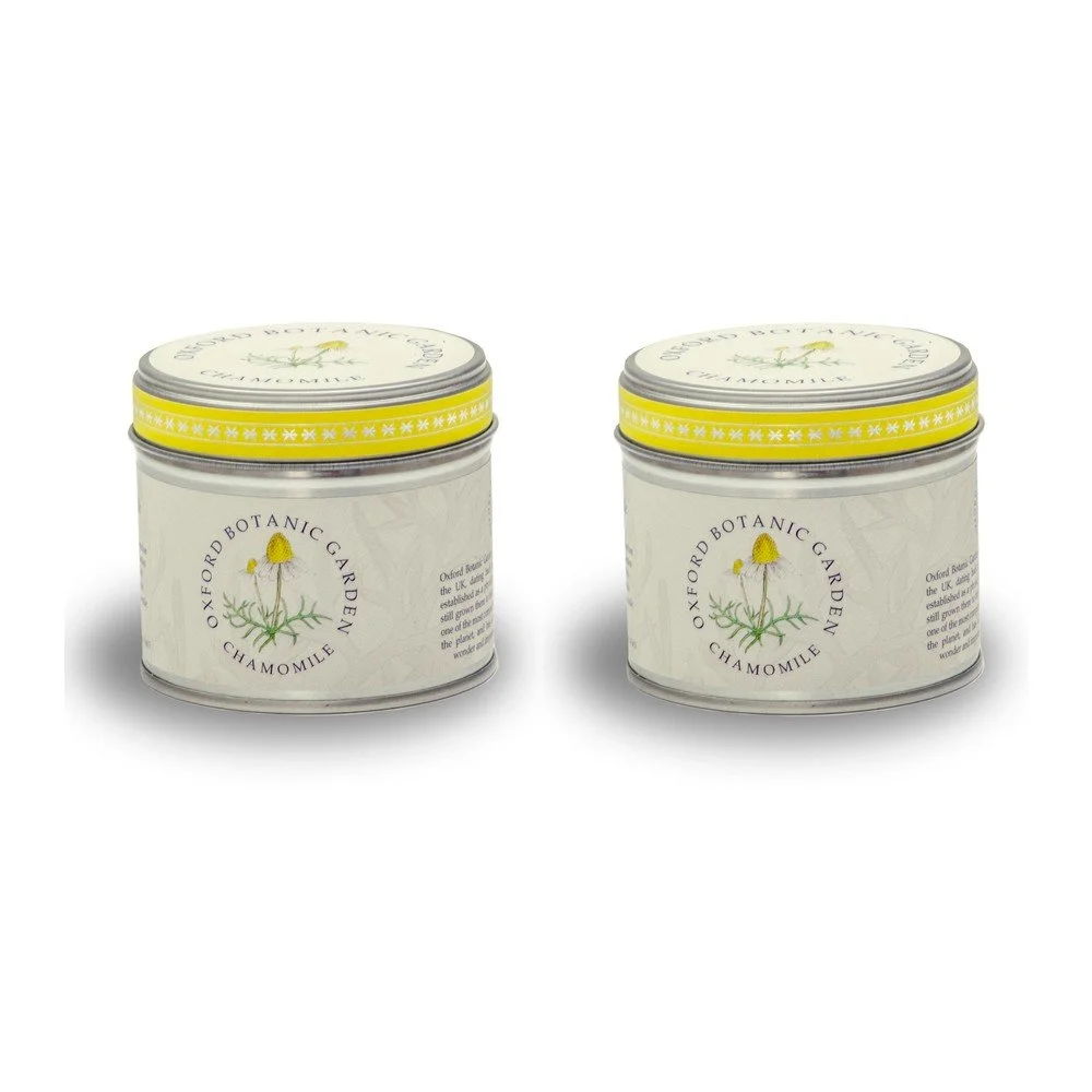 Sada 2 svíček v plechovce s vůni heřmánku Bahoma London Fragranced, 35 hodin hoření v:1223010