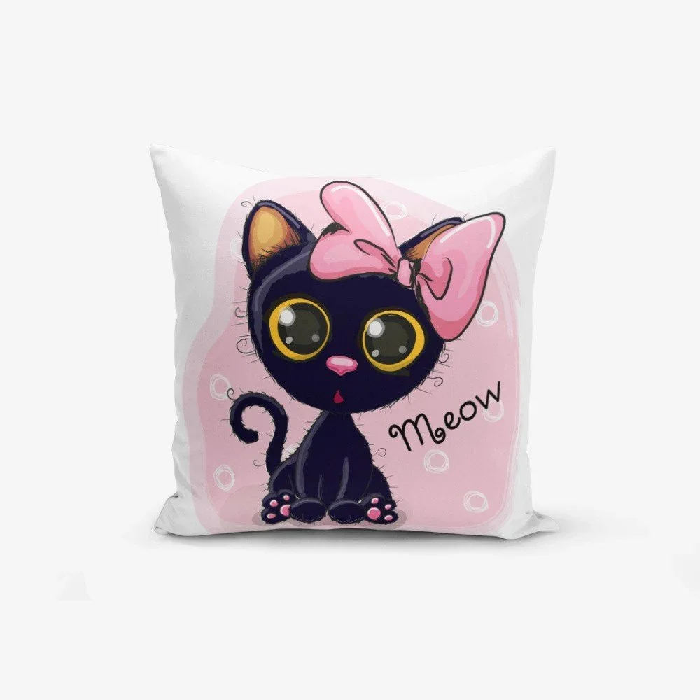 Povlak na polštář s příměsí bavlny Minimalist Cushion Covers Meow Catcik, 45 x 45 cm v:1138782