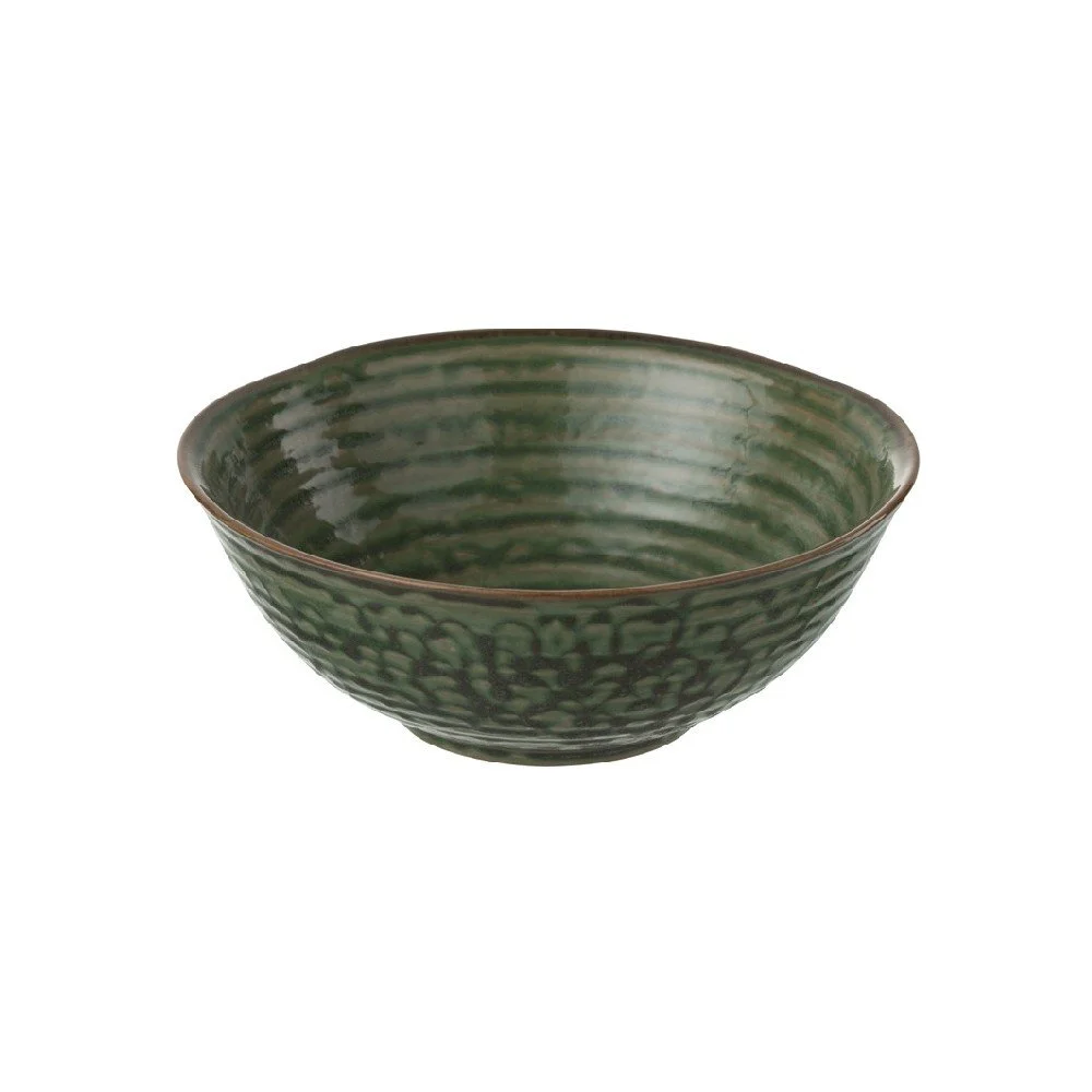 Zelená porcelánová miska J-Line Circles, ⌀ 18,5 cm v:1132770