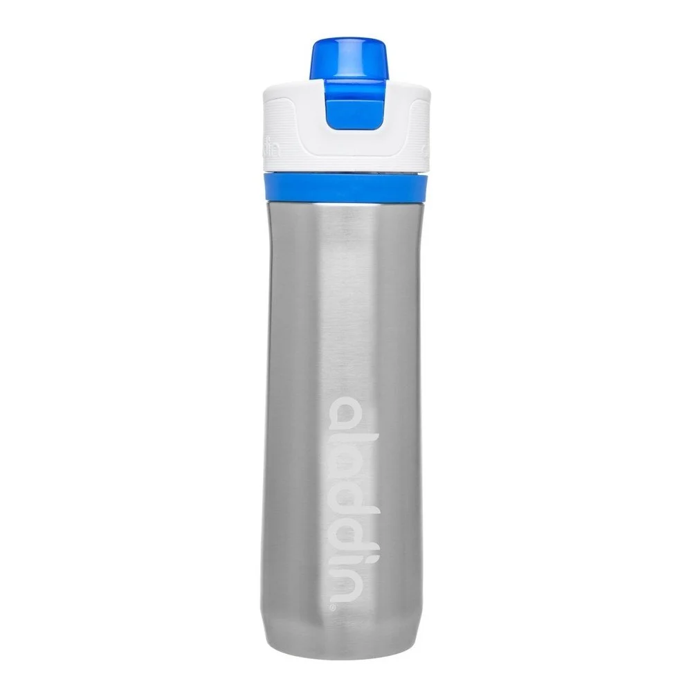 Sportovní vakuová termolahev na vodu s modrými detaily Aladdin, 600 ml v:860834