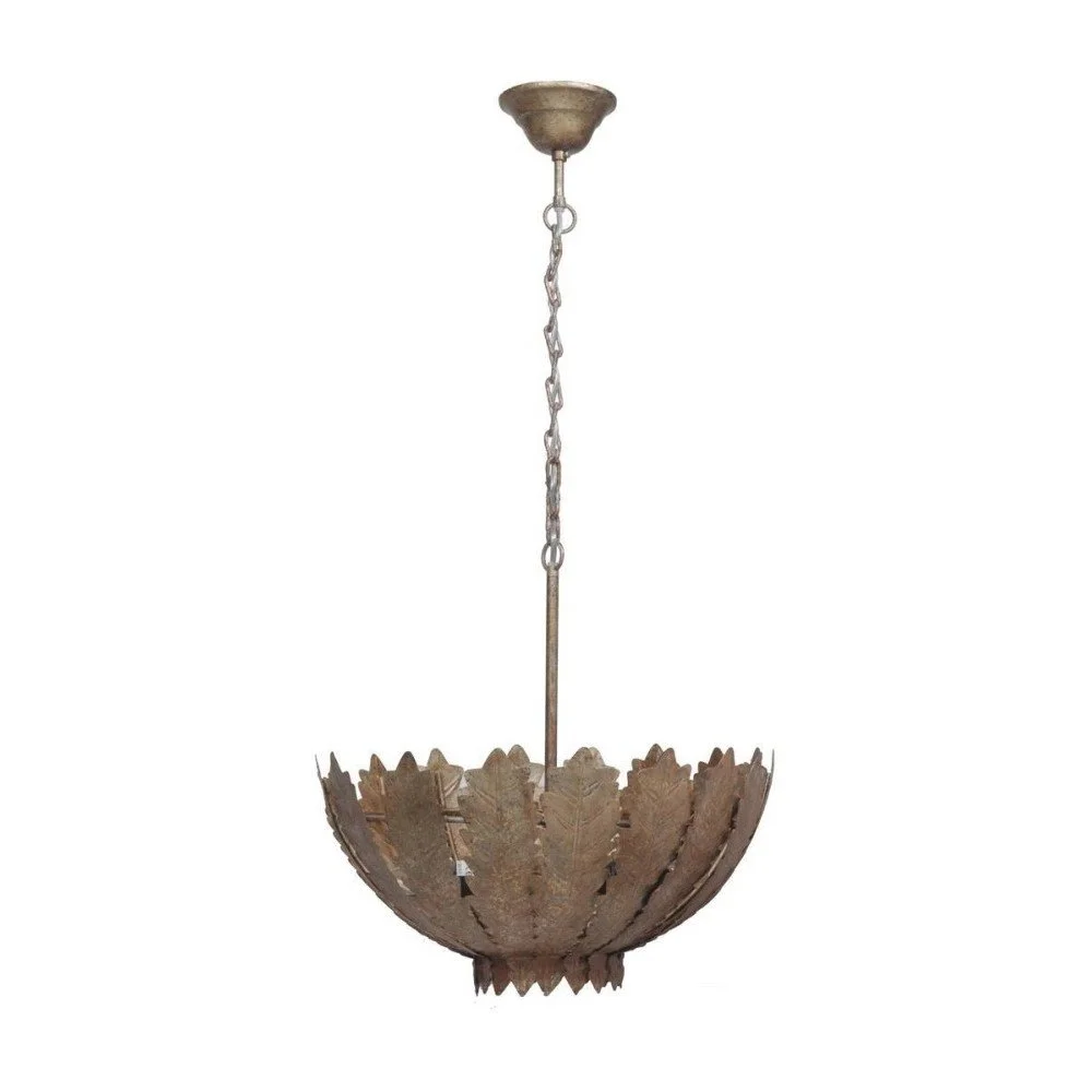 Zlaté závěsné svítidlo Vivorum Laurel, ⌀ 77 cm v:801398