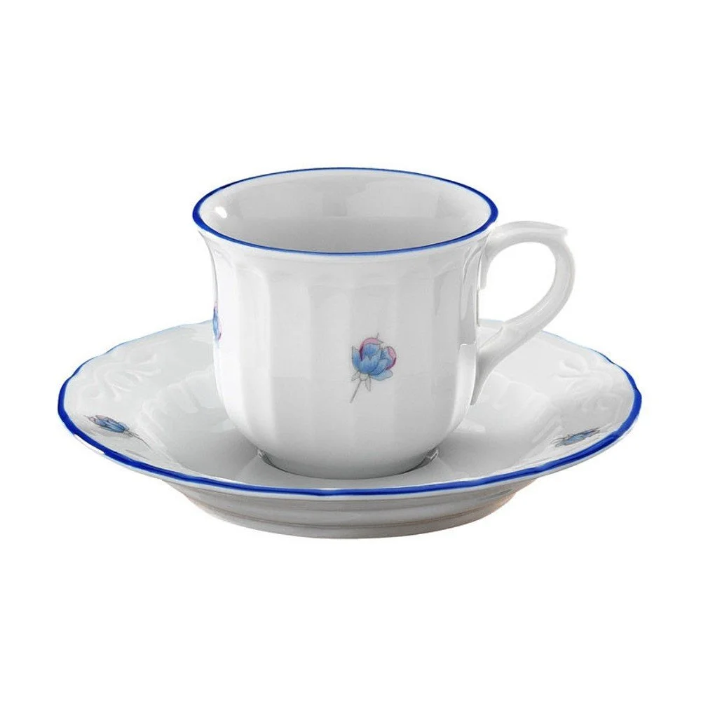 Sada 6 porcelánových šálků s podšálky Kutahya Smulo v:1289132