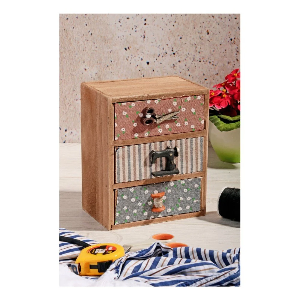 Dřevěný úložný box Kosova, 15 x 10 cm v:850774