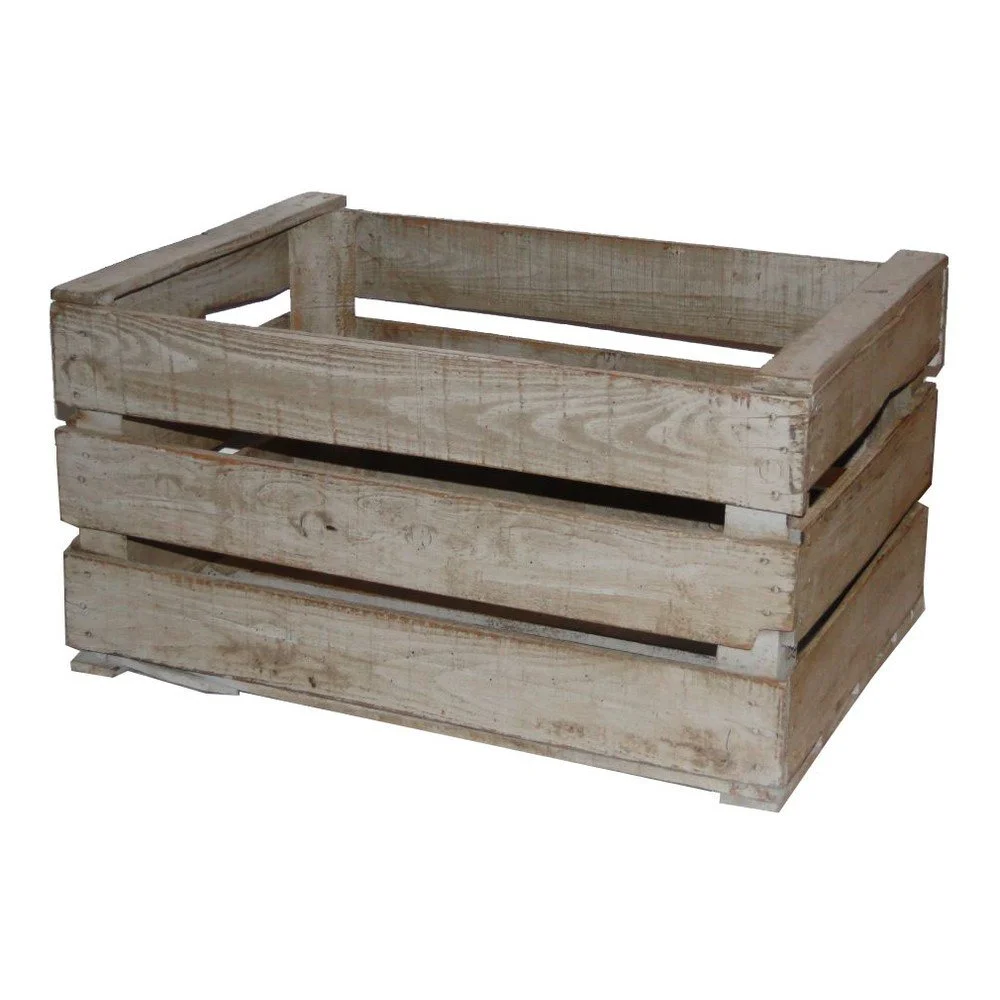 Šedý dřevěný box Antic Line Wooden v:753918