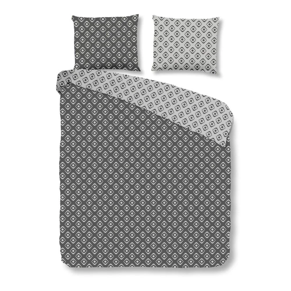 Šedé bavlněné povlečení Mundotextil Pattern, 140 x 200 cm v:818620