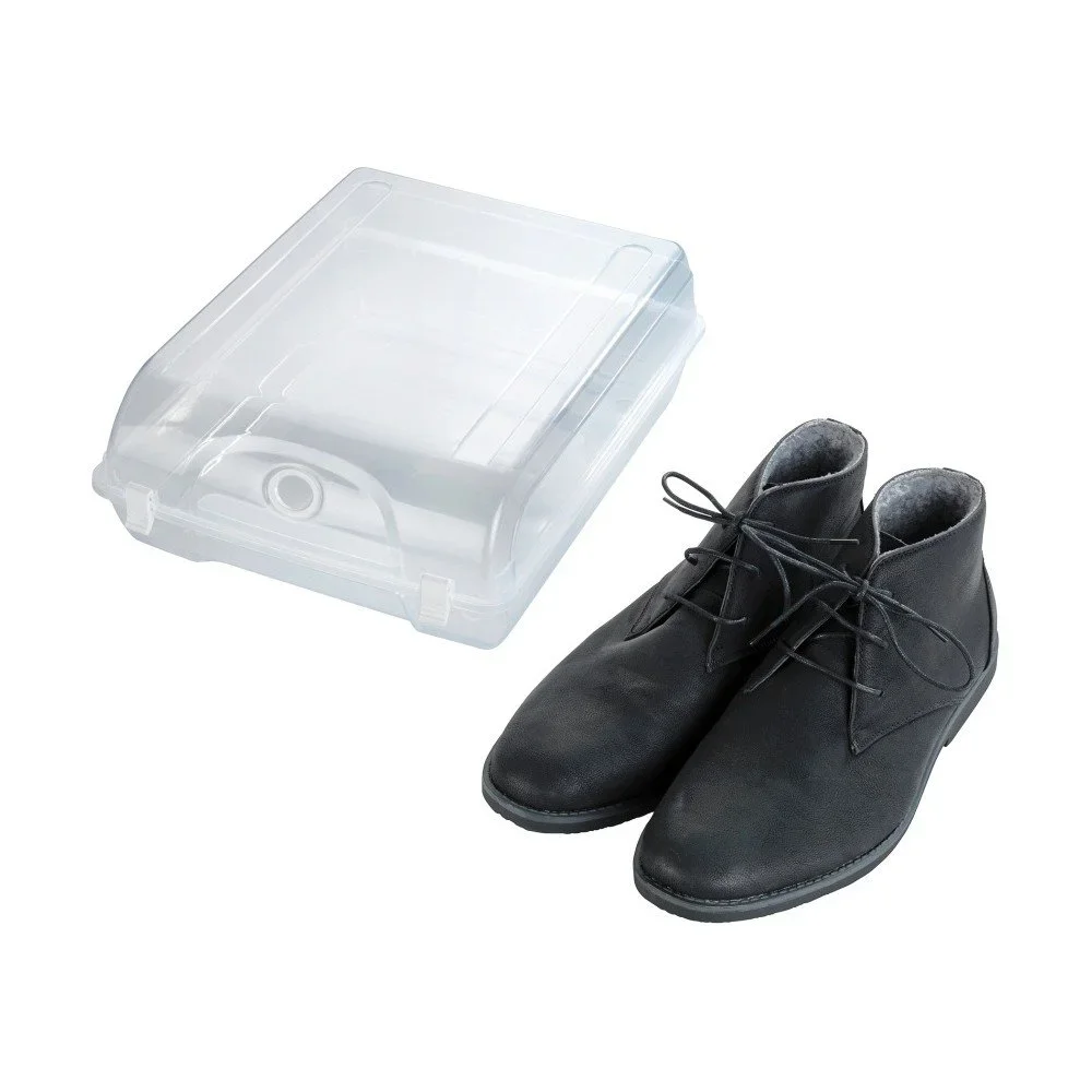 Transparentní úložný box na boty Wenko Smart, šířka 29 cm v:1228034