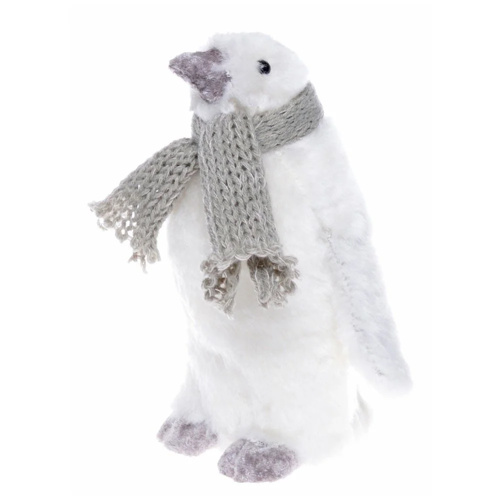 Bílá dekorace Ewax Pinguino, výška 15 cm v:1130496