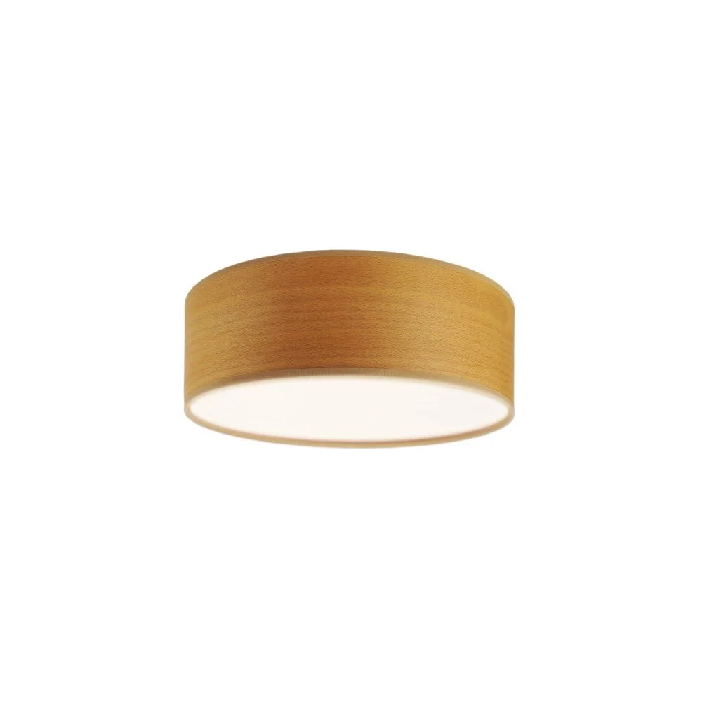 Světle hnědé stropní svítidlo z přírodní dýhy Bulb Attack Ocho, ⌀ 30 cm v:849268