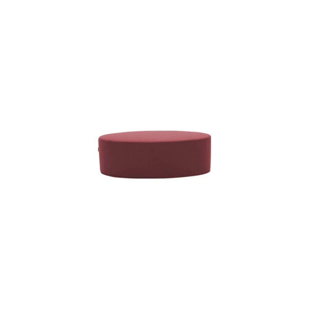 Tmavě červený puf Softline Bon-Bon Vision Red Sand, délka 100 cm v:1195458