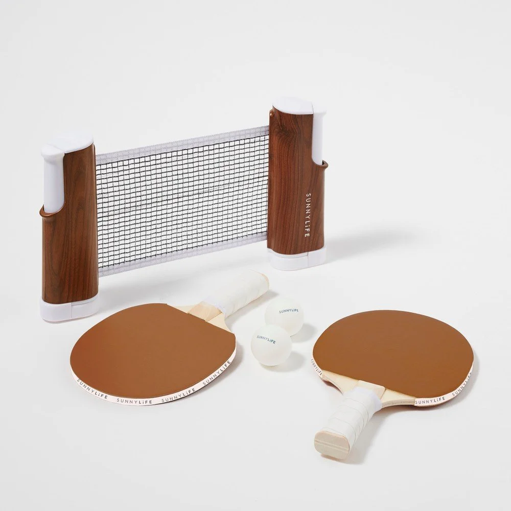 Set na stolní tenis Sunnylife Wood Grain v:1400373