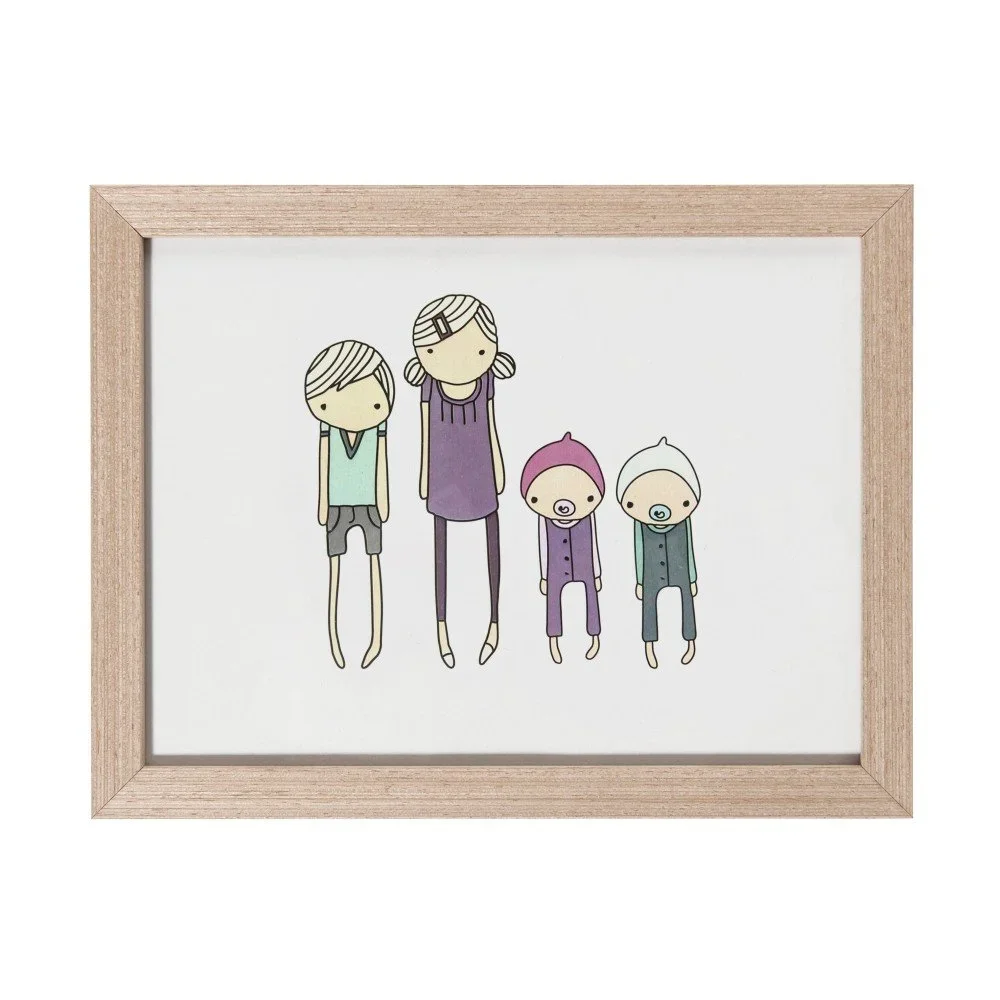 Dřevěný rámeček Sebra Wooden Frame Children, 24 x 18 cm v:948618