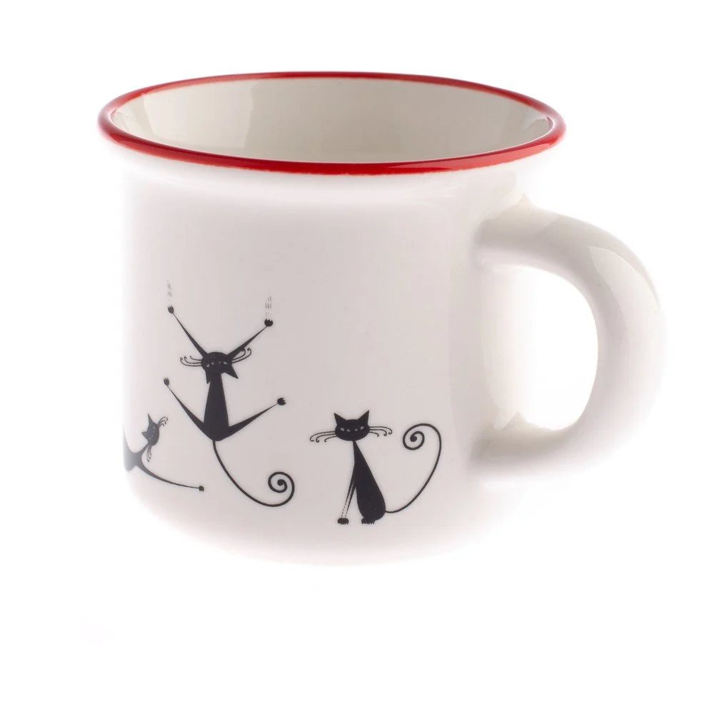 Porcelánový hrnek Dakls Cats Lilian, 75 ml v:1287338