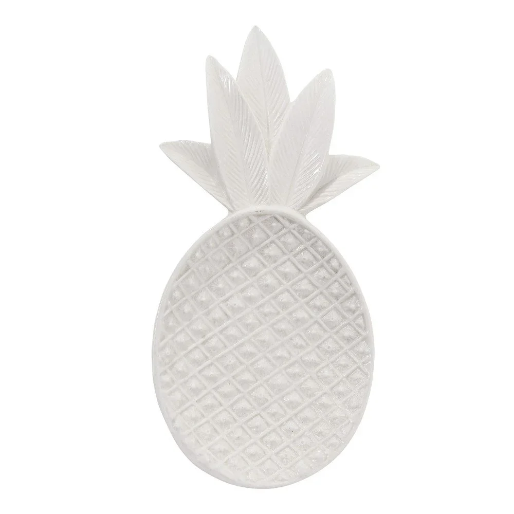 Bílý kameninový podnos Bloomingville Pineapple v:1220732
