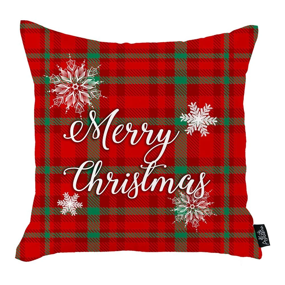 Červený vánoční povlak na polštář Mike & Co. NEW YORK Honey Merry Christmas, 45 x 45 cm v:1315870