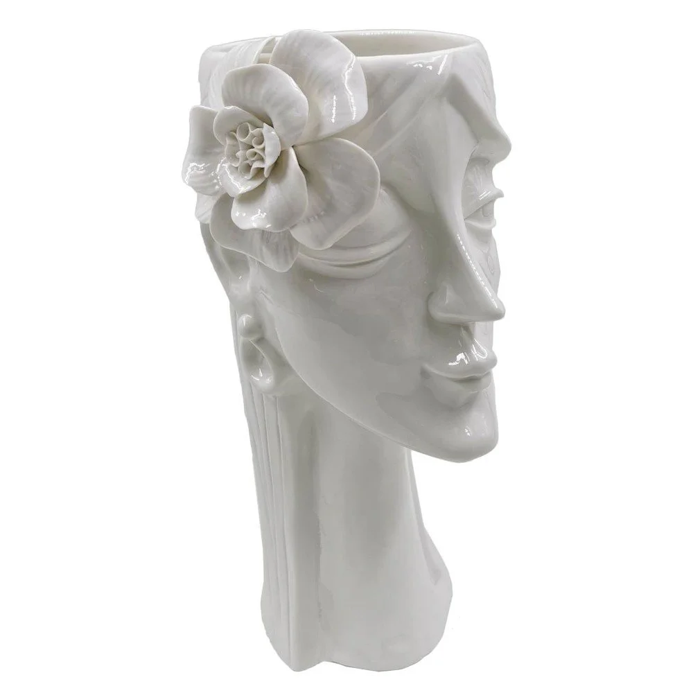 Bílá porcelánová váza Mauro Ferretti Woman v:1377475