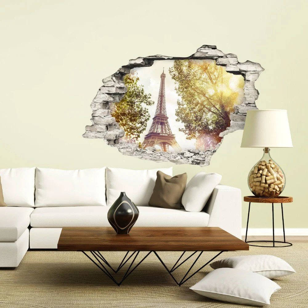 Samolepka na zeď Ambiance Paříž, 60 x 90 cm v:1186566