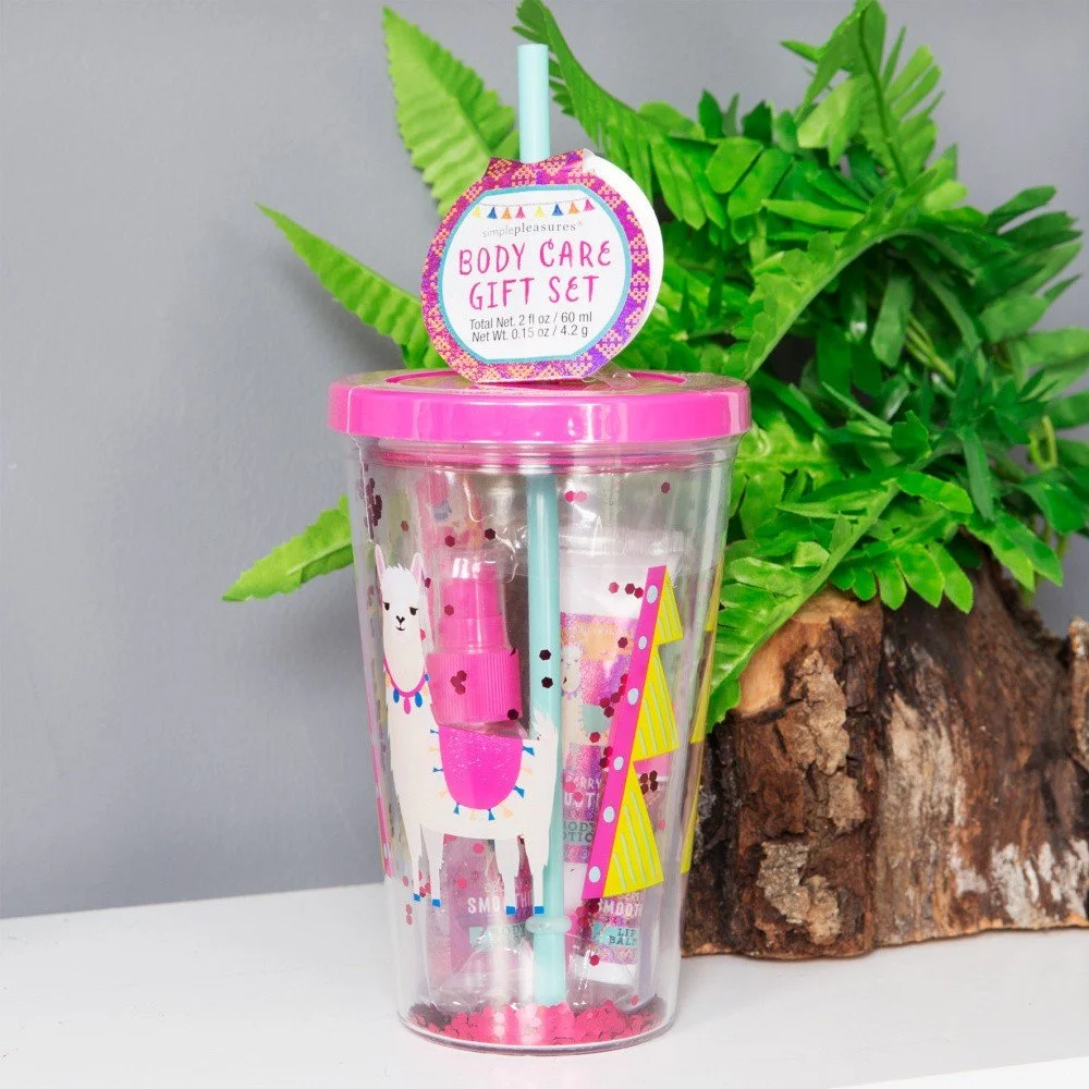 Kelímek s kosmetickými doplňky Just 4 Kids Llama Body Care v:1161556