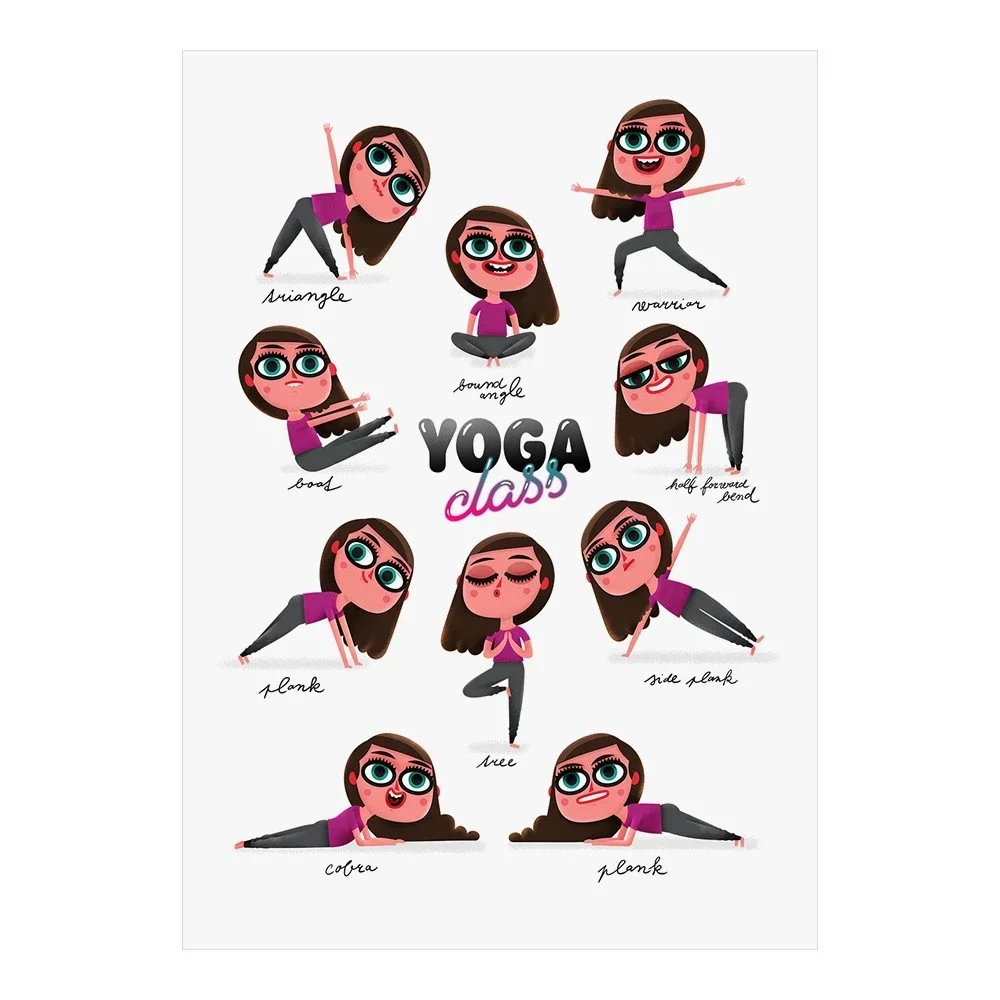 Autorský plakát Antimultivitamin Yoga Class, A3 v:717924 Autorský plakát Antimultivitamin Yoga Class, A3 v:717924