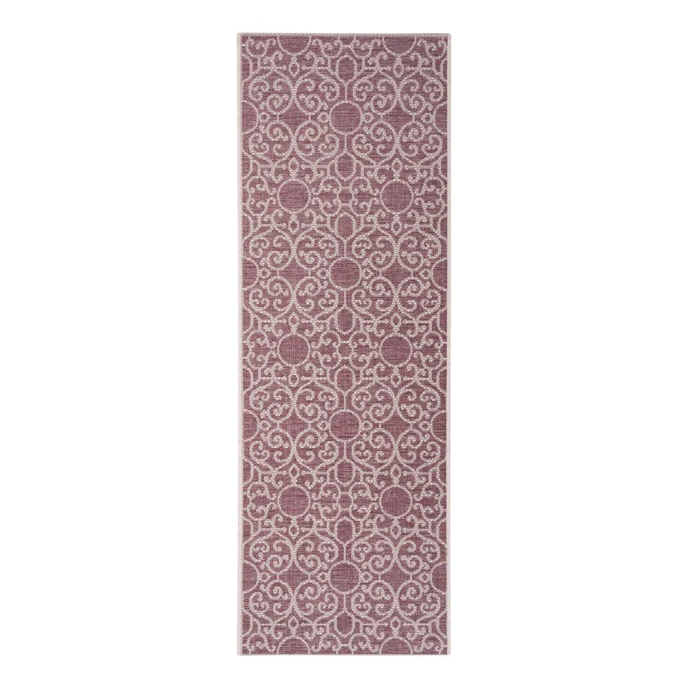 Fialovo-béžový venkovní koberec NORTHRUGS Nebo, 70 x 200 cm v:1337541