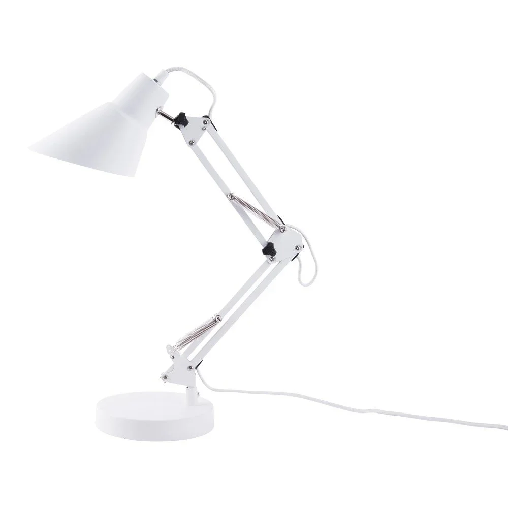 Bílá železná stolní lampa Leitmotiv Fit v:1332648