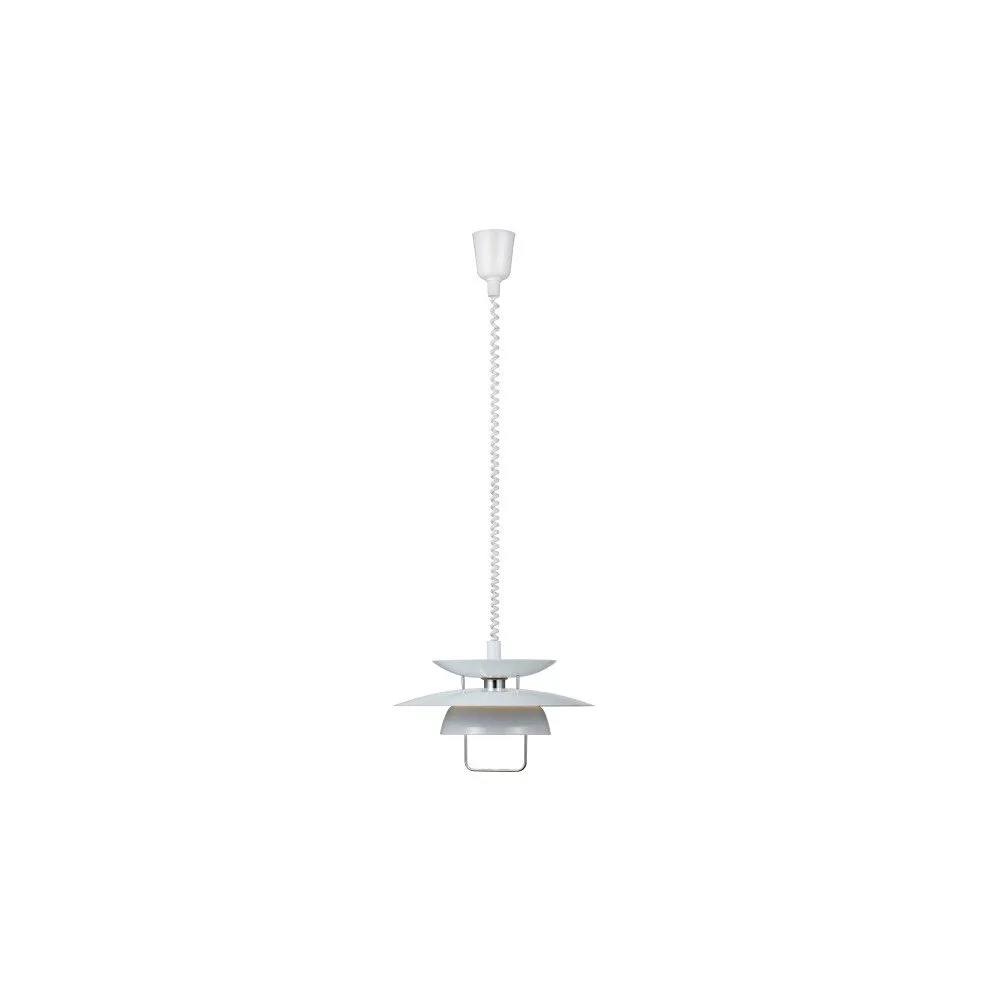 Bílé závěsné svítidlo Markslöjd Berga, délka 40 cm v:1288296