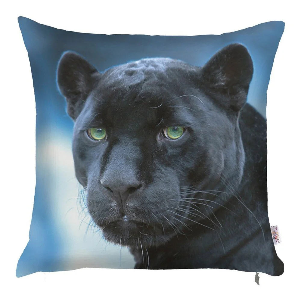Modrý povlak na polštář Mike & Co. NEW YORK Puma, 43 x 43 cm v:701462