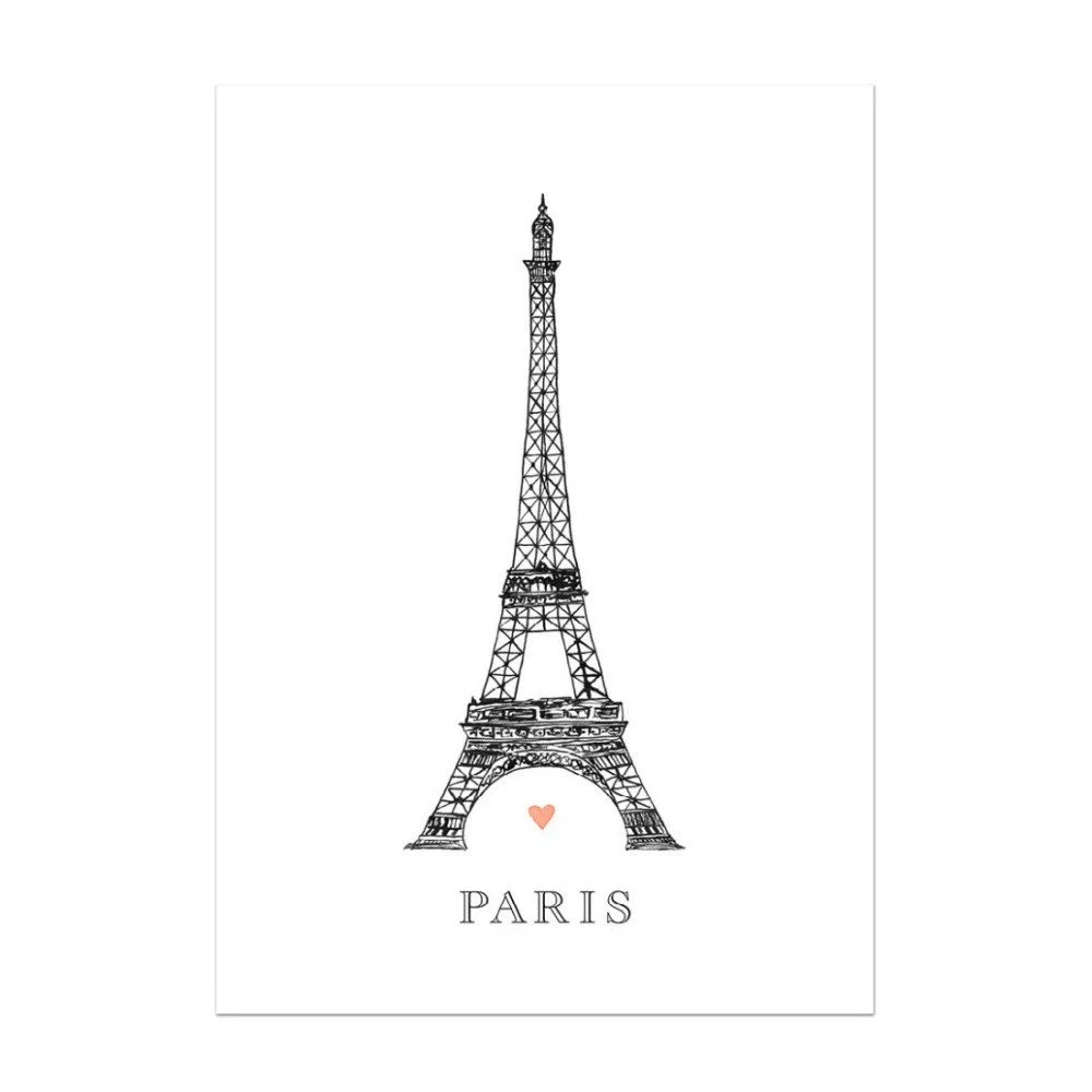Plakát Leo La Douce Tour Eiffel, 29,7 x 42 cm v:828652