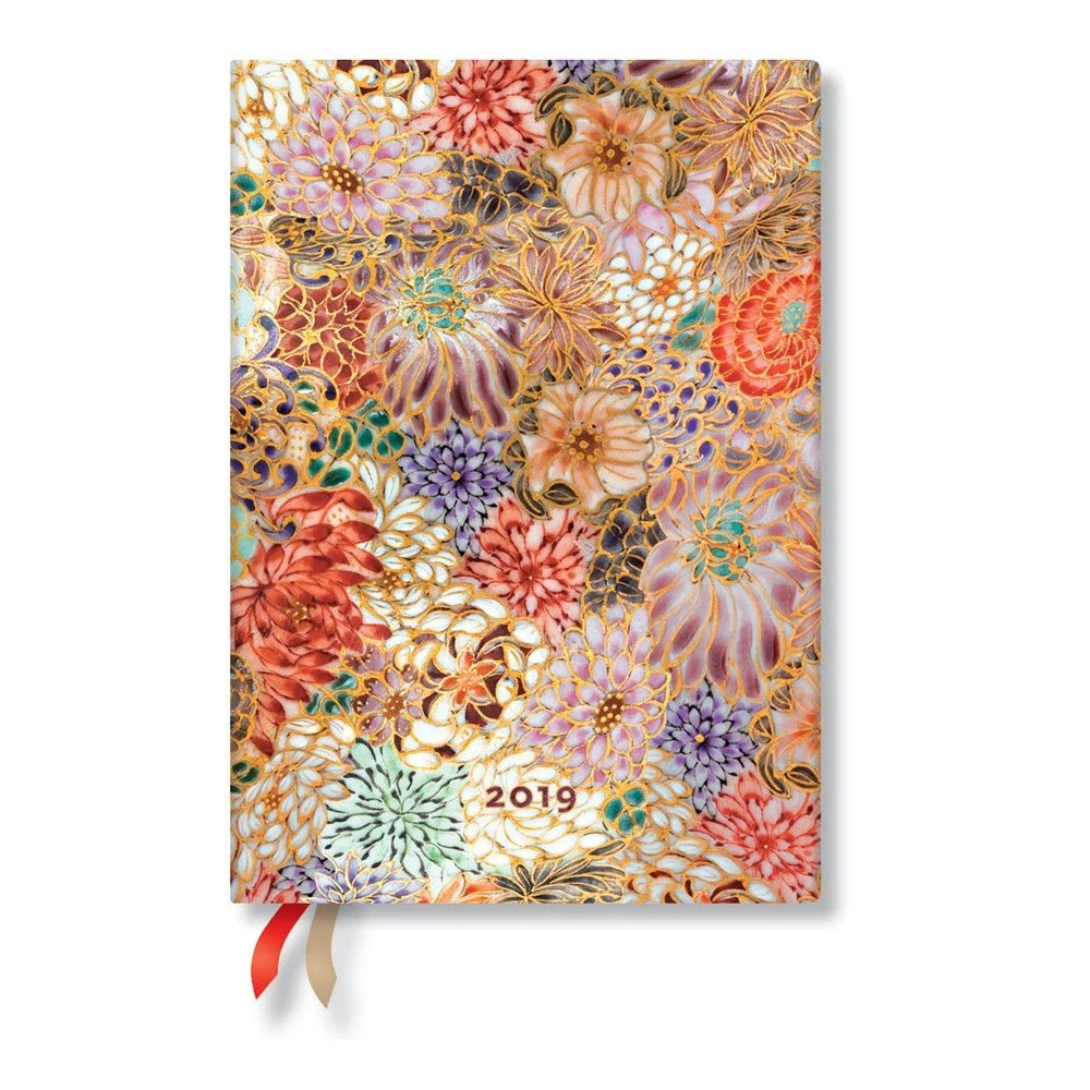 Denní diář na rok 2019 Paperblanks Kikka, 13 x 18 cm v:1136036