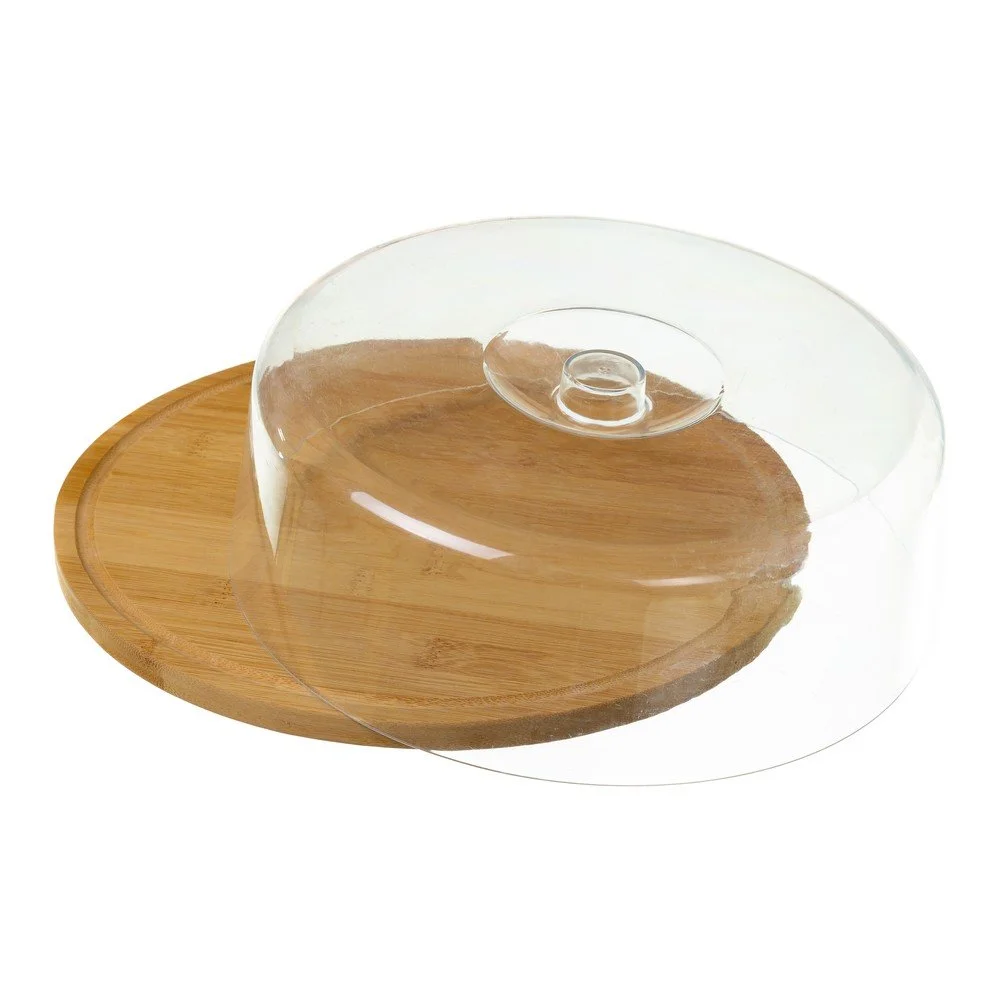 Kulatý podnos z bambusu s víkem Casa Selección Bamboo v:823168