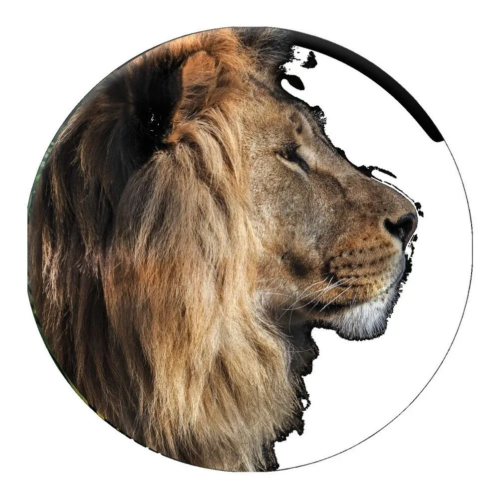 Nástěnná dekorace Styler Ring Lion, ø 70 cm v:1195776