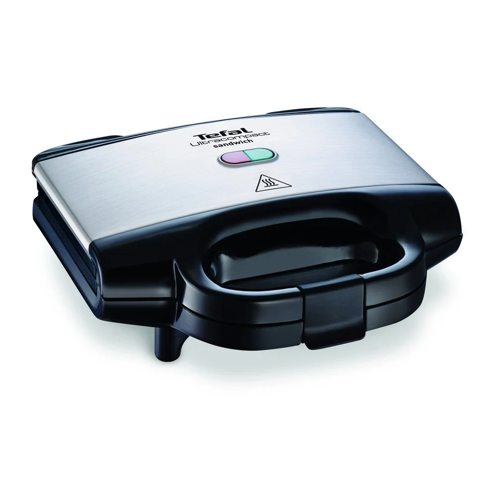 Sendvičovač v černo-stříbrné barvě Ultra Compact – Tefal v:1544148