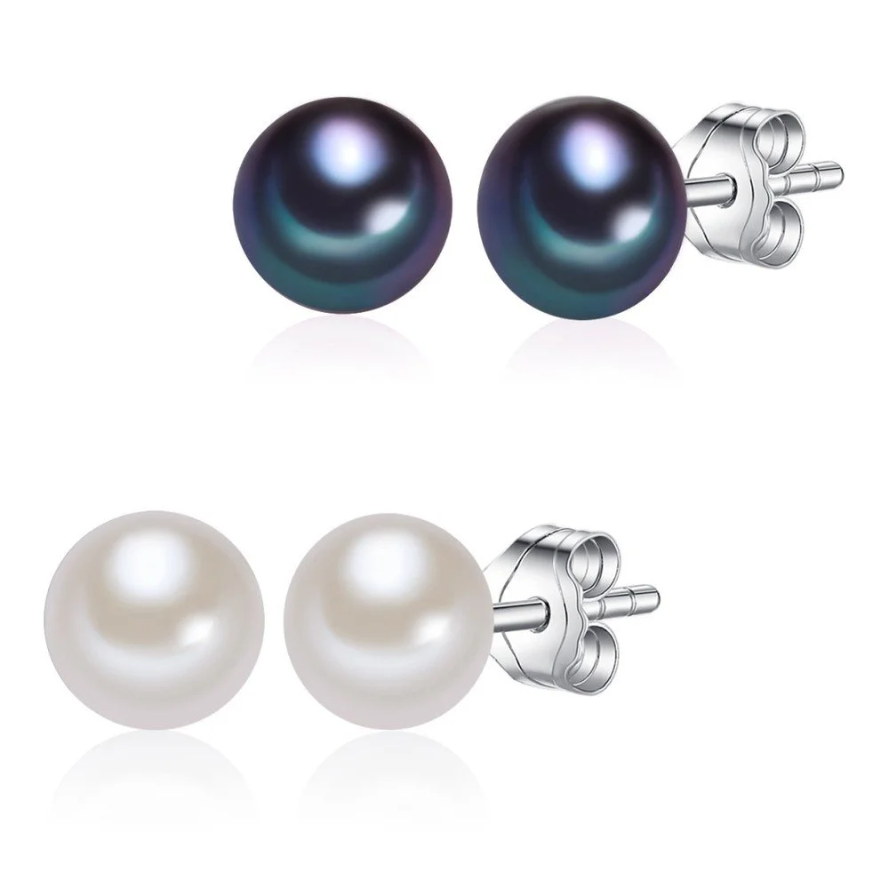 Sada 2 perlových náušnic Chakra Pearls Lieke v:743830