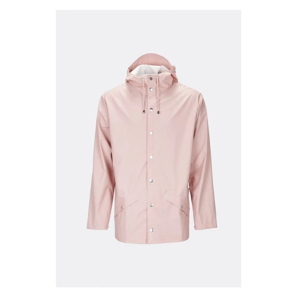 Růžová unisex bunda s vysokou voděodolností Rains Jacket, velikost XS / S v:1160598