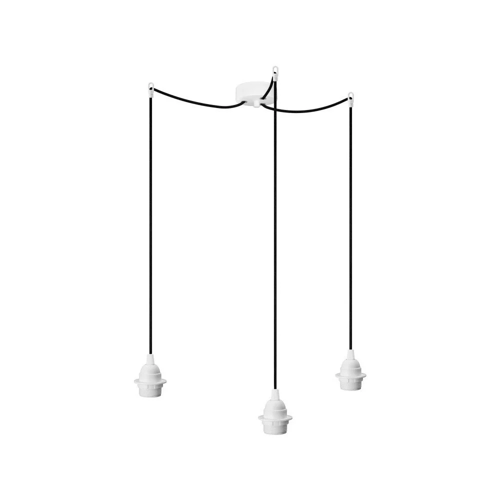 Trojitý bílo-černý závěsný kabel Bulb Attack Uno Plus v:723506
